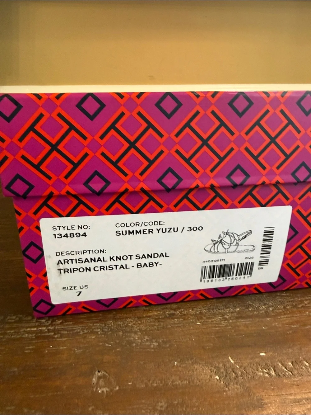 Tory Burch Artisanal Knot Sandals in Yalu